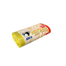 Пакети для сміття Бравий Кок жовті рул. 20л/30шт