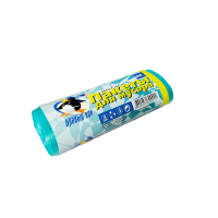 Пакети для сміття Бравий Кок бірюзові рул. 60л/20шт