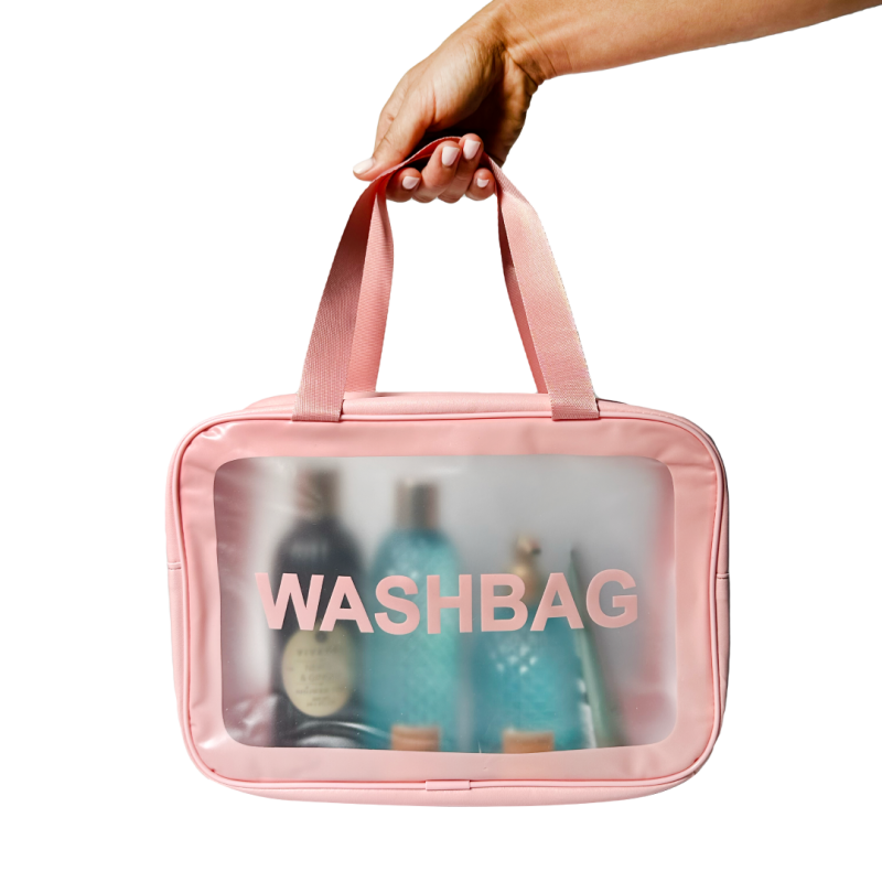Косметичка WASHBAG 20 х 30 х 10 рожева