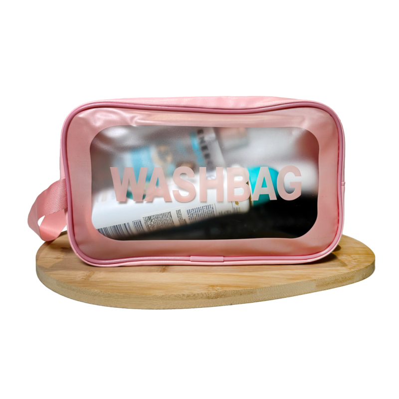 Косметичка WASHBAG 15 х 25 х 8 рожева