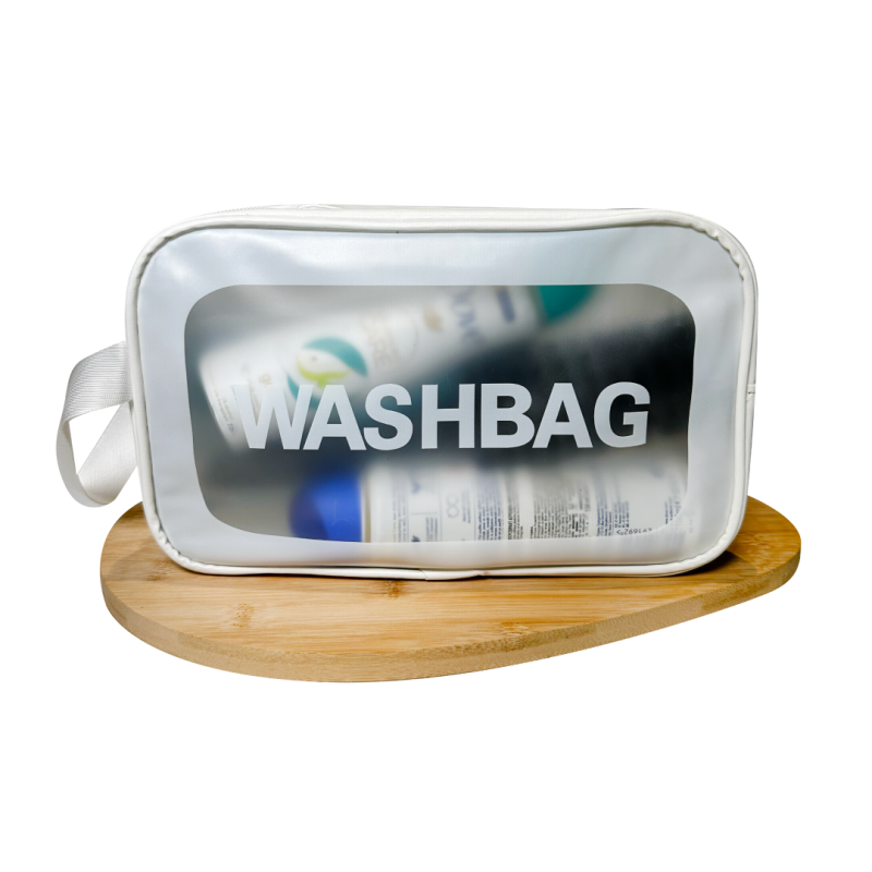 Косметичка WASHBAG 15 х 25 х 8 біла
