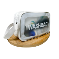 Косметичка WASHBAG 15 х 25 х 8 біла