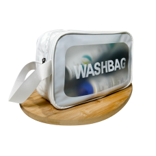 Косметичка WASHBAG 15 х 25 х 8 біла