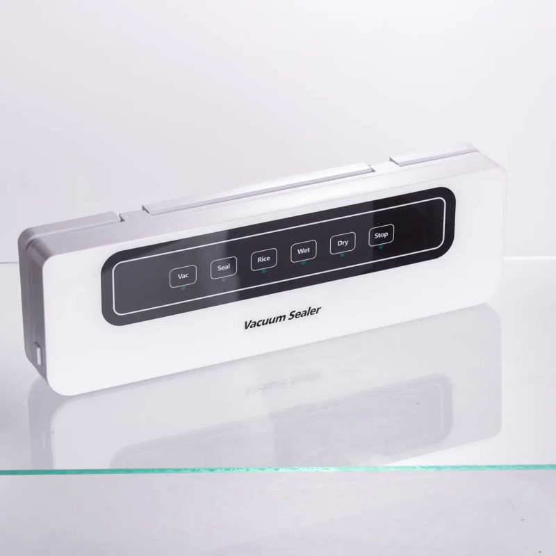 Вакууматор побутовий + 10 пакетів  120 Вт 5 режимів роботи Білий HP-11-18
